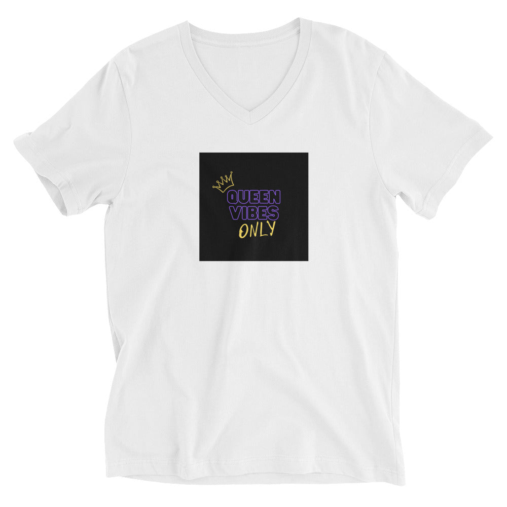 Queen Vibes Only! V-Neck T-Shirt