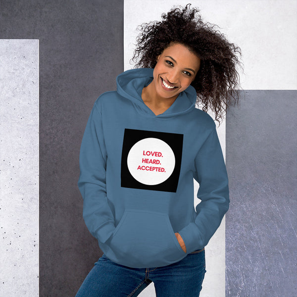 LOVED.HEARD.ACCEPTED-Unisex Hoodie