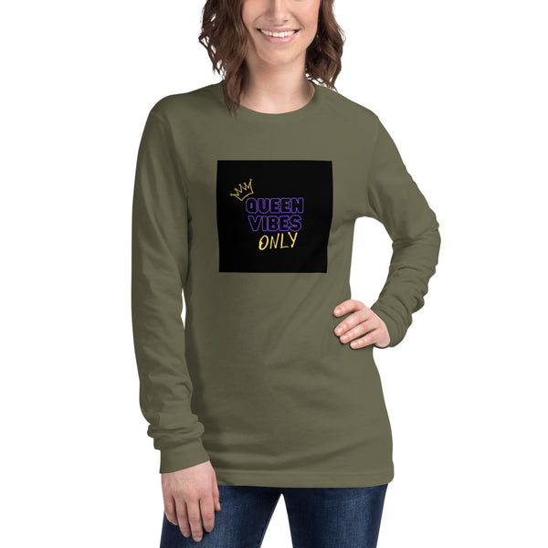 Queen Vibes Only! Long Sleeve Tee