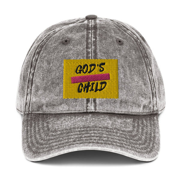 God's Child-Vintage Cotton Twill Cap