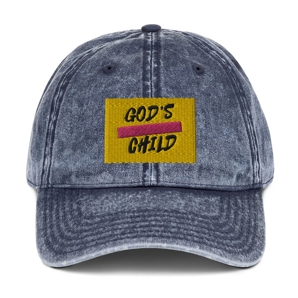 God's Child-Vintage Cotton Twill Cap