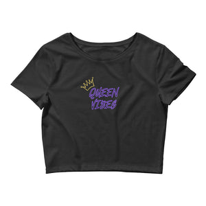 Queen Vibes Women’s Crop Tee